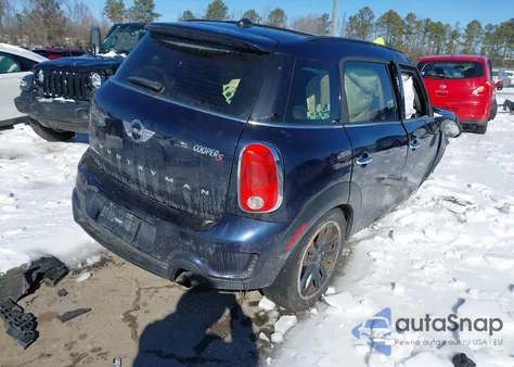 2015 Mini Countryman Cooper S from USA, damaged, VIN WMWZC3C54FWT02658